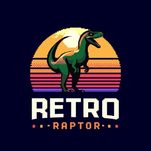 Logo for Retro Raptor