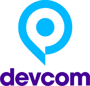 Logo for devcom developer conference 2021
